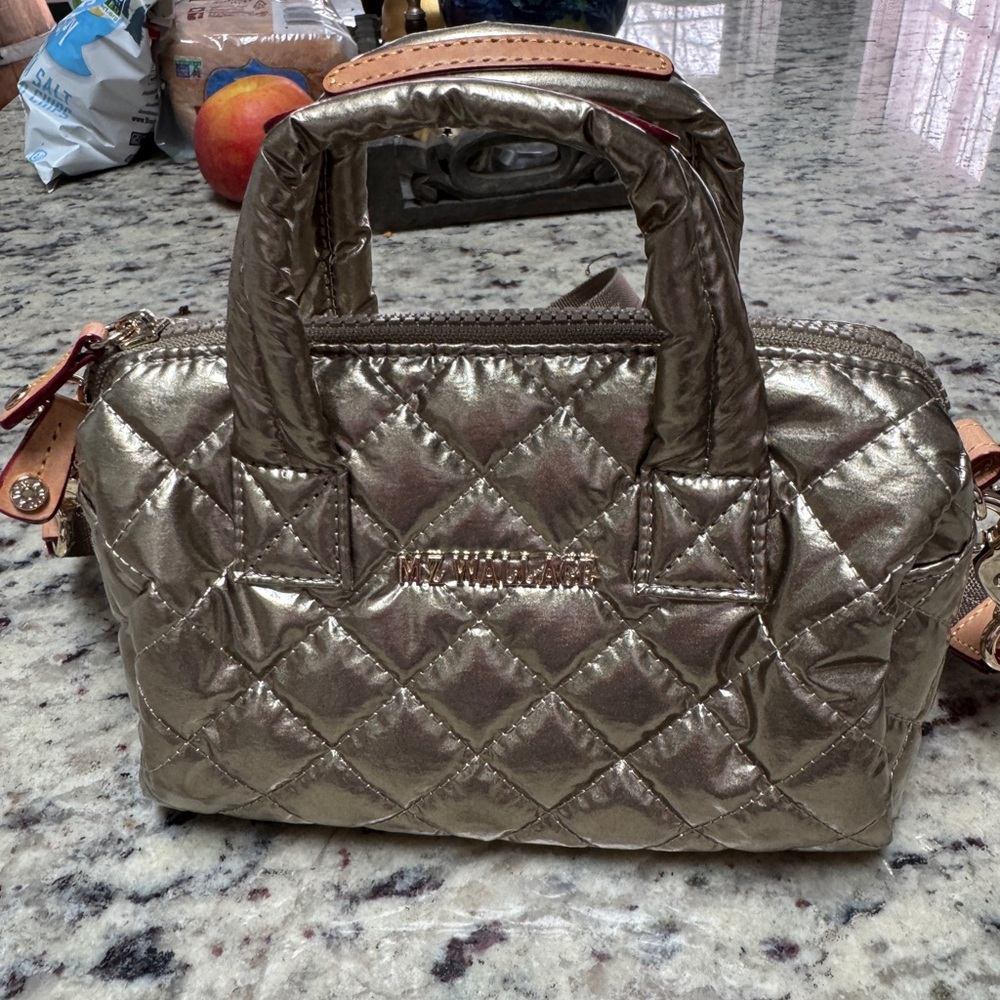 MZ Wallace Gold Quilted Bag